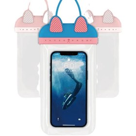 تصویر کیف ضدآب گوشی موبایل ویوو wiwu Kitty Waterproof bag 