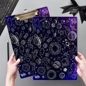 تصویر تخته شاسی مستر راد طرح کهکشانی مدل تحصیلی 