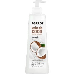 تصویر لوسیون بدن آگرادو مدل نارگیل حجم 400 میلی لیتر Agrado Coconut Body Lotion 400ml