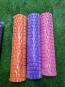 تصویر فوم رول ۶۰ سانت بنفش و نارنجی و صورتی - صورتی 