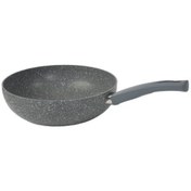 تصویر تابه وک سایز 26 نچسب ریوالد مدل یورک (طوسی) RIWALD York 26x8 cm Wok