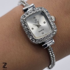 تصویر ساعت مچی فلورا بند مارشالی زنانه کد ۱۱۰۴ 