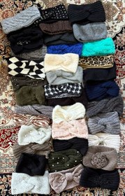 تصویر هدبند بافت - سبز 