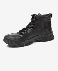 تصویر چکمه مردانه چرم اصل 14992 مشکی بوت راسته مردانه | گریدر Greyder GRY-3K1UB14992 