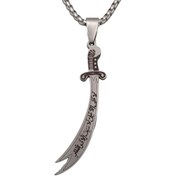 تصویر گردنبند ذوالفقار کد SP604 