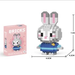 تصویر لگو خرگوش زوتوپیا ۱۶۴ تکه 