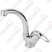 تصویر شیر روشویی قهرمان مدل تندیس کروم 