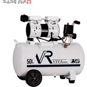 تصویر کمپرسور سایلنت ویوارکس ۵۰ لیتری ۲.۵ اسب بخار با کوپلینگ ژاپنی 