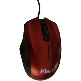 تصویر ماوس با سیم دی نت DNet D-net Optical Mouse