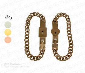 تصویر ست دستبند قفل و کلید قلب جفت مردانه و زنانه 11799 