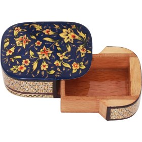 تصویر جاسکه ای کشویی خاتم اعلا رو نقاشی اسلیمی کد 07 