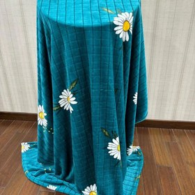 تصویر پتو مسافرتی یکنفره گل مریم Blanket