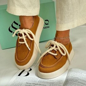 تصویر کفش کالج زنانه ونس مدل ۶۵ جنس اشبالت رنگ مشکی 