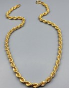 تصویر گردنبند طنابی ۴۵ سانتیمتر با روکش استیل 