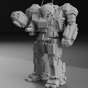 تصویر فیگور ربات جنگی اطلس AS7-D Atlas طرح 1 