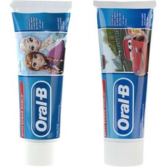 تصویر خمیر دندان کودک اورال بی مدل KIDS ORAL-B KIDS FROZEN THOOTHPASTE WITH SUGAR SHIELD 3 PLUS