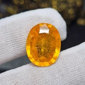 تصویر نگین سنگ یاقوت زرد شمش کد 36969 