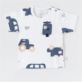 تصویر بلوز آستین كوتاه ماشین نیلی Nili Car Short Sleeve Tshirt