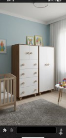 تصویر کمد کودک2 قلو 