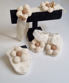 تصویر ست هدبند و جوراب کودک 