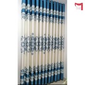تصویر پارچه حریر گلدار 