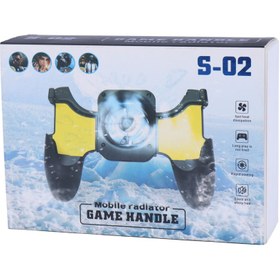 تصویر دسته بازی موبایل فن دار S-02 S-02 Portable Game Grip