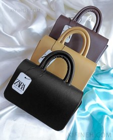 تصویر کیف دخترانه مینی بگ ZARA مدل دو دسته چرم مصنوعی 