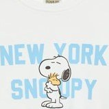تصویر تیشرت اسنوپی مینی زنانه STRADIVARIUS Slim fit Snoopy printed t-shirt 