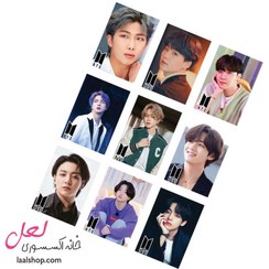 تصویر پک فوتوکارت سایز کوچک نه عددی پرتره گروه بی تی اس BTS 