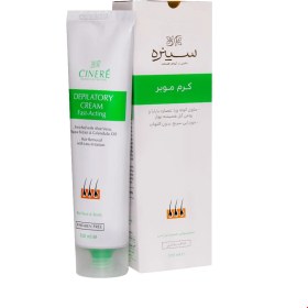 تصویر کرم موبر صورت وبدن سینره 100میل Cinre face and body hair removal cream 100 ml