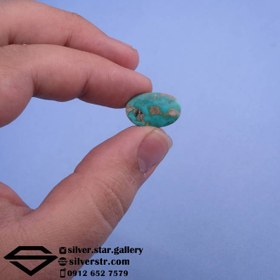 تصویر سنگ تک فیروزه نیشابوری اصل کد 0594 