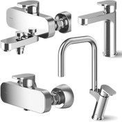 تصویر ست شیرآلات شودر مدل تاین 