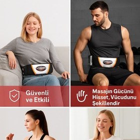 تصویر دستگاه لاغری ویبره حرفه ای SMAYLING ماساژور کمر و شکم 