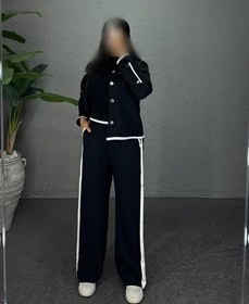 تصویر کت شلوار نواری کد 0825 