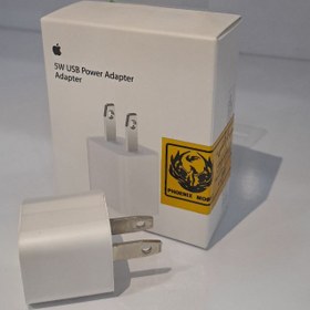 تصویر کلگی ایفون 5w - سفید 5W USB Power Adapter