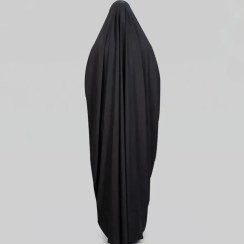 تصویر چادر عربی بارانی مدل نگین 