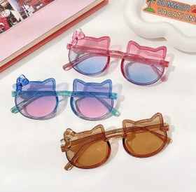 تصویر عینک دخترانه کیتی رنگی 