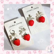 تصویر گوشواره توت فرنگی 