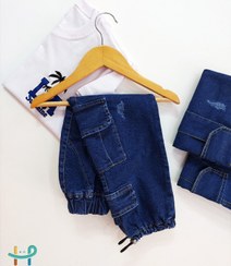 تصویر شلوار لی کارگو 