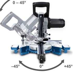 تصویر فارسی بر کشویی 216 میلی‌ متری شپخ مدل 5901219901 - HM90MP Scheppach 5901219901 - HM90MP Miter Saw