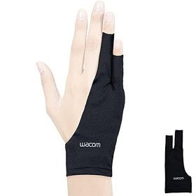 تصویر Wacom Drawing Glove, Two-Finger Artist Glove for Drawing Tablet Pen Display, 90% Recycled Material, eco-Friendly, one-Size (1 Pack) 