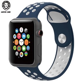 تصویر بند سیلیکونی اپل واچ پرودو 44/45 میلی متر Porodo Sport Silicone Watch Band طرح نایک 