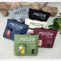 تصویر کیف و کوله مدرسه دخترانه مدل سنس چرم عروسکی 