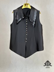 تصویر تاپ مجلسی مشکی 