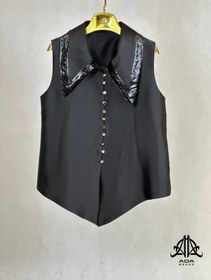 تصویر تاپ مجلسی مشکی 