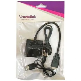 تصویر تبدیل venetolink HDMI TO VGA 