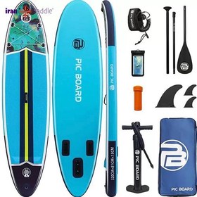 تصویر پدل‌ برد Aria برند pic board رنگ آبی 