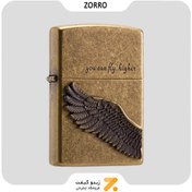 تصویر فندک بنزینی زورو مدل Z9770 Gasoline lighter Zorro model Z9770