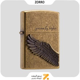 تصویر فندک بنزینی زورو مدل Z9770 Gasoline lighter Zorro model Z9770