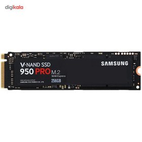 تصویر حافظه SSD سایز M.2 2280 سامسونگ مدل 950Pro ظرفیت 256 گیگابایت 